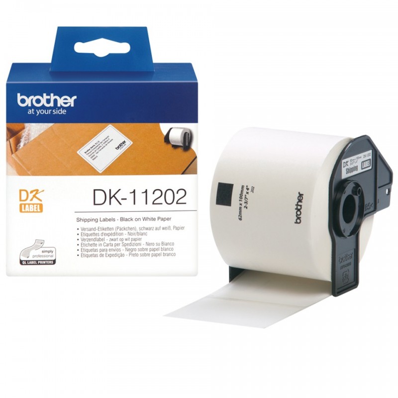 ETIQUETAS 62X100MM BROTHER DK11202