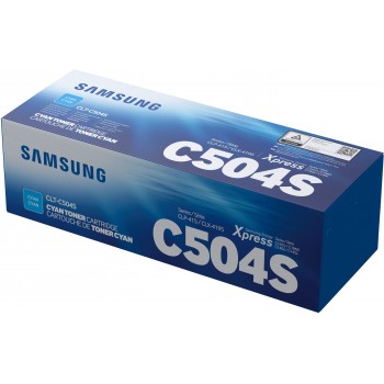 Cartucho de tóner Samsung CLT-C504S cian SU025A