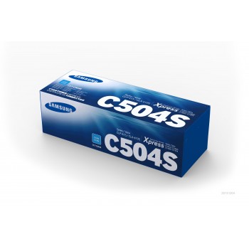 Cartucho de tóner Samsung CLT-C504S cian SU025A