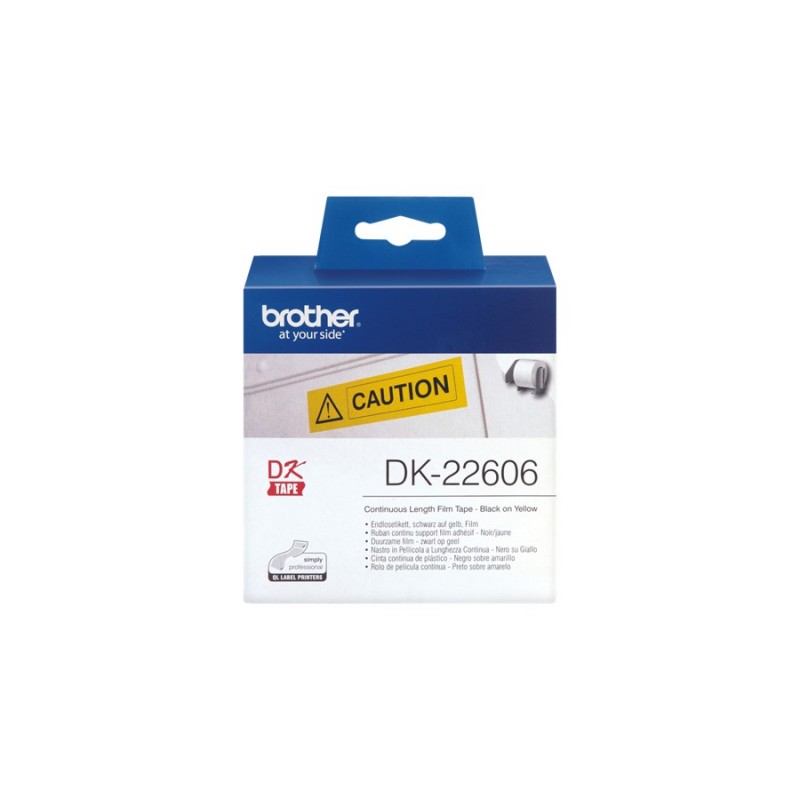 Brother DK-22606 - Película - amarillo - Roll (6.2 cm x 15.2 m) DK22606