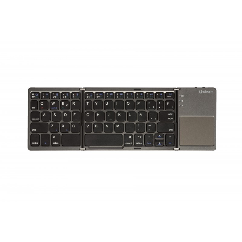Silver Sanz Teclado Plegable Touchpad 111939540199