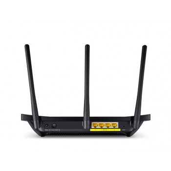 TP-LINK RE590T Network transmitter 3 antenas wifi Negro RE590T