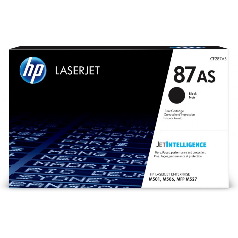 Cartucho de tóner Original LaserJet 87AS negro CF287AS
