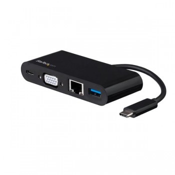 StarTech.com Replicador de Puertos USB-C para Portátiles - Docking Station USB Tipo C VGA GbE con Pu DKT30CVAGPD