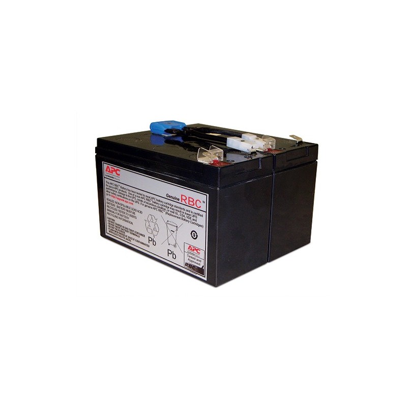APC APCRBC142, Sealed Lead Acid (VRLA), 216 VAh, 5 año(s), 0 - 40 ºC, -15 - 45 ºC, 0 - 95%
