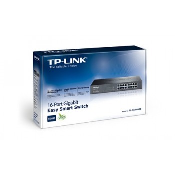 TP-LINK TL-SG1016DE 16 puertos RJ-45 Negro TL-SG1016DE