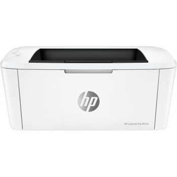 HP LaserJet Pro M15w, Laser, 600 x 600 DPI, A4, 150 hojas, 18 ppm, Blanco W2G51A