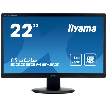 IIYAMA ProLite - 21.5 - Full HD - TN - 1 ms - Negro - E2283HS-B3