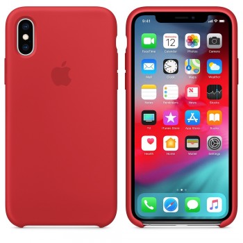 Apple MRWC2ZM A, Funda blanda, Apple, iPhone XS, 14,7 cm (5.8"), Rojo