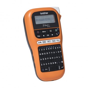 Brother PT-E110VP, Térmica directa, 180 x 180 DPI, 20 mm s, 9 mm, 1,2 cm, Centro, Izquierda PTE110VPUR1