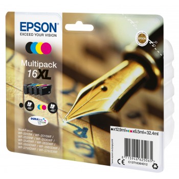 Epson C13T16364022 Negro, Cian, Magenta, Amarillo C13T16364022