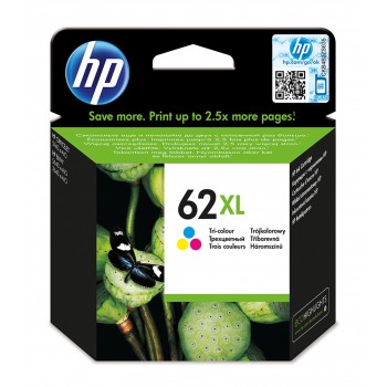 Cartucho de tinta original 62XL de alta capacidad tricolor AC2P07AE