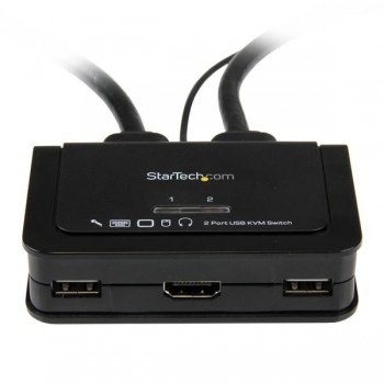 StarTech.com Conmutador Switch KVM 2 puertos HDMI  SV211HDUA