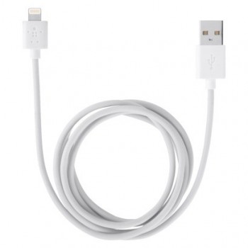 Belkin Charge Sync Cable - iPad   iPhone   carga de iPod   cable de datos - Lightning   USB - 3 m F8J023BT3M-WHT