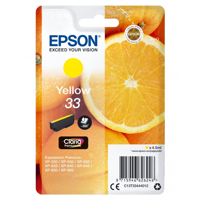 Epson C13T33444022 Amarillo C13T33444022
