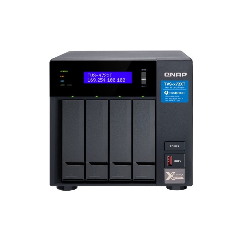 QNAP TVS-472XT-PT-4G, 4 GB