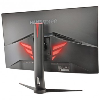 Hannspree - 31.5 - 2K Ultra HD - LED - 2 ms - Negro, Rojo - HG324QJB