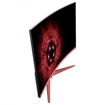 Hannspree - 31.5 - 2K Ultra HD - LED - 2 ms - Negro, Rojo - HG324QJB