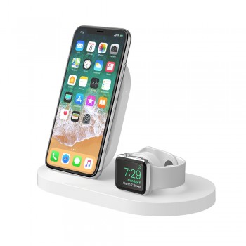 Belkin F8J235VFWHT, Interior, Corriente alterna, Cargador inalámbrico, Blanco