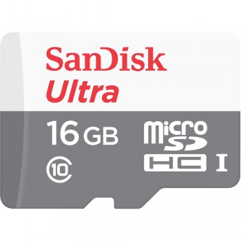 Ultra MicroSDHC 16GB UHS-I + SD Adapter SDSQUNS-016G-GN3MA