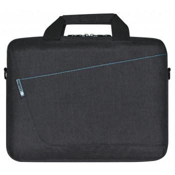 CoolBox COO-BAG15-1, Bandolera, 39,6 cm (15.6"), Negro, Azul