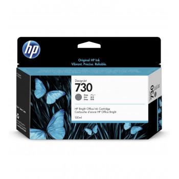 HP 730 130-ml Gray DesignJet P2V66A Gris P2V66A
