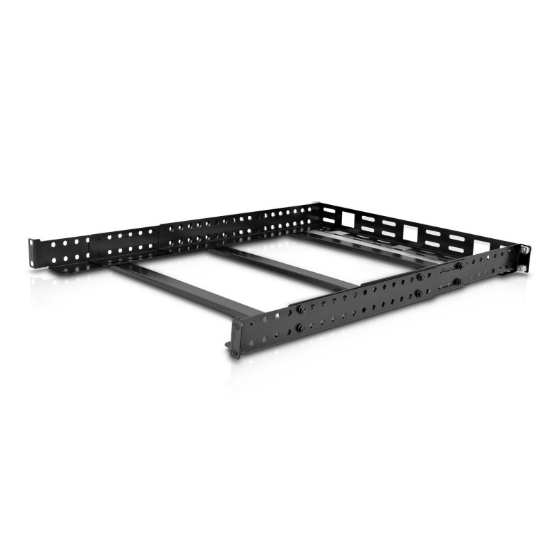 V7 Riel universal de montaje en bastidor de 1U, Negro, Acero, Rail, 1U RMUR1U-1E