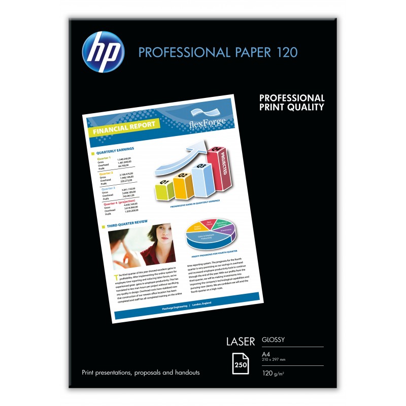HP Paper Pro Laser Gloss A4 250sh 120gsm CG964A