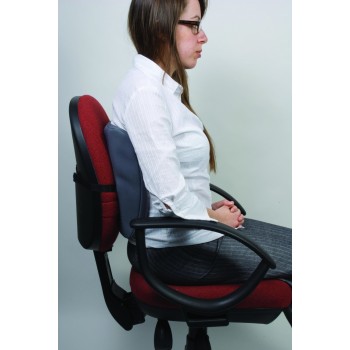 Respaldo de espuma ergonómico serie Slim Gris 9190901