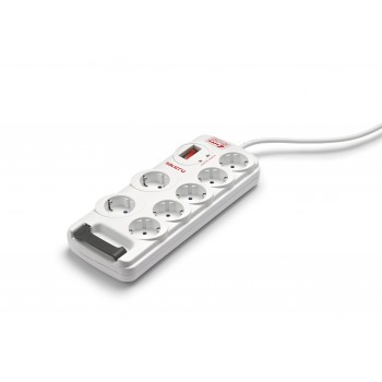 Salicru SPS.SAFE 7, 918 J, 7 salidas AC, Tipo F, 50 60, 36000 A, 1,8 m 680BA-06