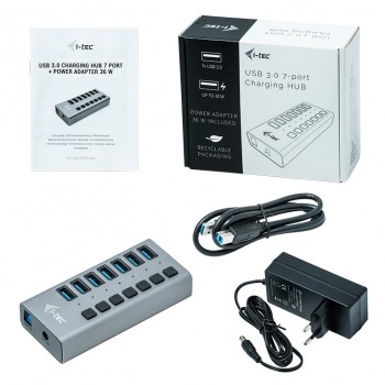 I-TEC USB 3.0 HUB 7 PORT 36 W ACCS U3CHARGEHUB7