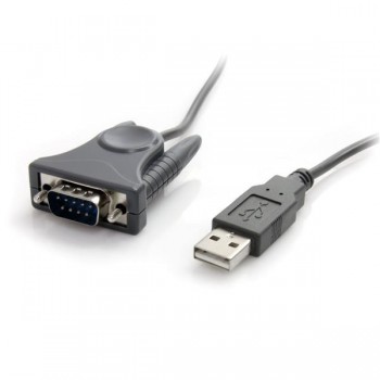 StarTech.com Cable Adaptador de DB-9 Macho Serie - Tipo A Macho USB - Gris ICUSB232DB25