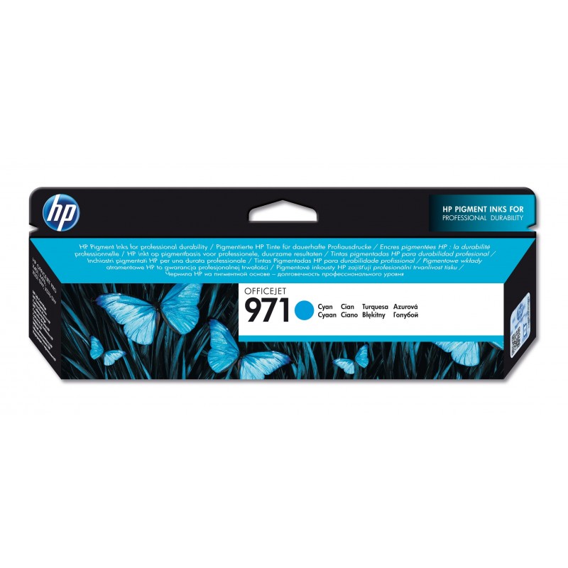 Cartucho de tinta original HP 971 cian CN622AE