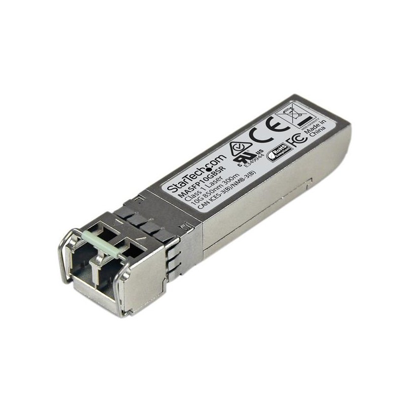 StarTech.com Transceptor de Fibra SFP+ 10Gb 10GBase-SR Compatible Cisco Meraki MA-SFP-10GB-SR MiniGB MASFP10GBSR
