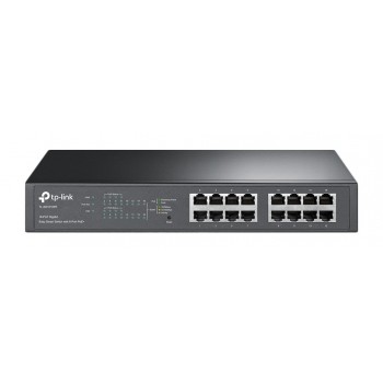 TP-LINK TL-SG1016PE 16 puertos RJ-45 Negro TL-SG1016PE