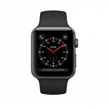 Apple Watch Watch Series 3, OLED, Pantalla táctil, GPS (satélite), Móvil, 28,7 g, Gris MTGP2QL A