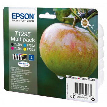 Epson T1295 Negro, Cian, Magenta, Amarillo C13T12954012