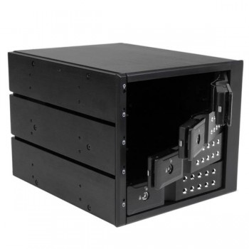 STARTECH HSB4SATSASBA Rack Móvil Backplane con 4 Bahías Hot Swap de 3,5" sin Bandeja SAS SATA - de I