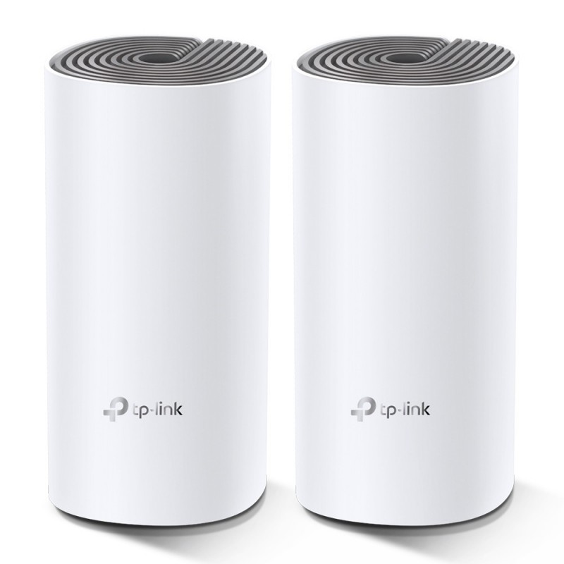 TP-LINK Deco E4 2-pack router inalámbrico Doble banda (2,4 GHz   5 GHz) Ethernet rápido Blanco DECO E4(2-PACK)