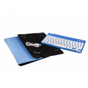 SilverHT Funda Universal Gripcase + Teclado (9`` - 10.1``) Bluetooth v3.1 19142