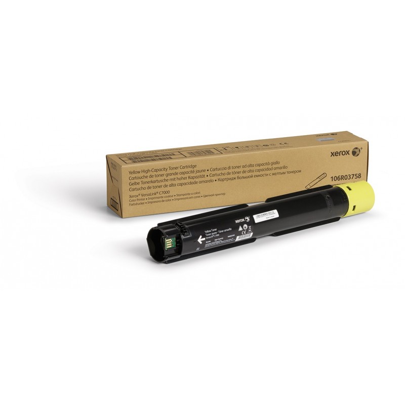 VersaLink C7000 Cartucho de tóner AMARILLO de alta capacidad (10 100 páginas) 106R03758
