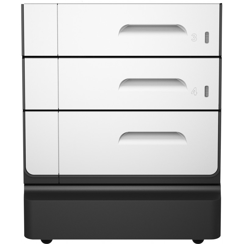 HP Soporte y bandeja de papel PageWide Pro, 2x500-sheet, 514 x 396 x 160 mm, 5,1 kg, Negro P0V04A
