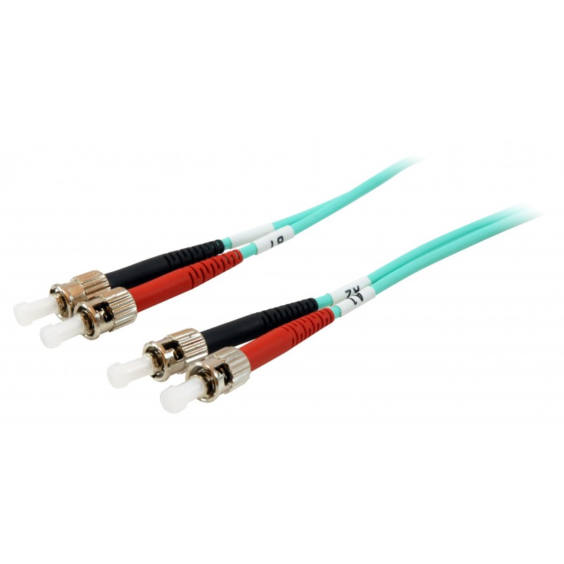 Equip ST ST 50 125µm 2.0m cable de fibra optica 2 m OM3 Turquesa 25224207