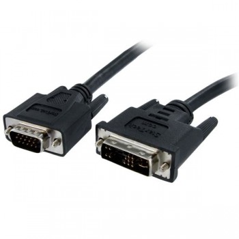 StarTech.com Cable de 3m de DVI-A a VGA Macho a Macho - Analógico Análogo Adaptador de Monitor Panta DVIVGAMM3M