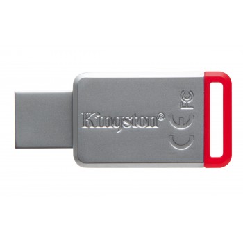 Kingston Technology DataTraveler 32GB USB 3.0 (3.1 Gen 1) Tipo A Rojo, Plata DT50 32GB