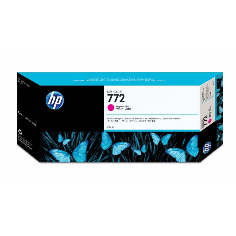Cartucho de tinta DesignJet 772 magenta de 300 ml CN629A