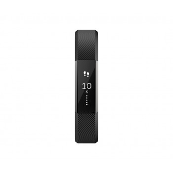 Fitbit Alta, Wristband activity tracker, Negro, Acero inoxidable, Negro, Elastómero, L FB406BKL-EU