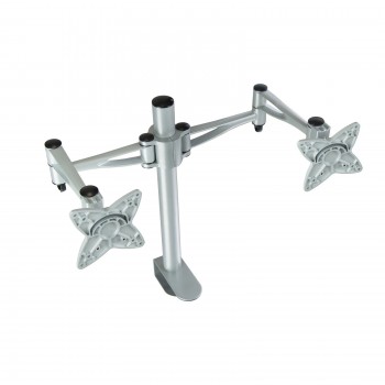 Tooq Soporte Doble Brazo Mesa Monitor TV 13 - 23 Plata DB1223TN-S