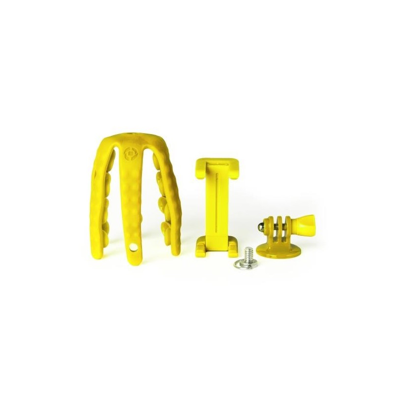 Celly Squiddy, Smartphone Action camera, 6 pata(s), 20 cm, Amarillo, Silicona, 200 mm SQUIDDYYL