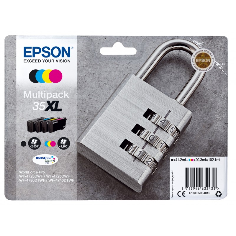 Epson Multipack 4-colours 35XL DURABrite Ultra Ink C13T35964020